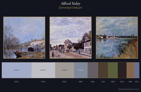 Alfred Sisley Palette 18
