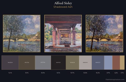 Alfred Sisley Palette 20