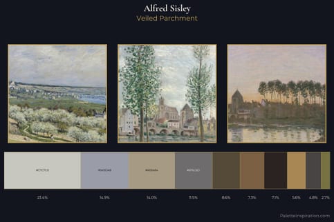 Alfred Sisley Master Palette