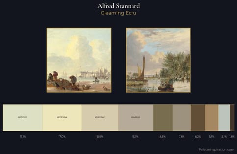 Alfred Stannard Palette 1