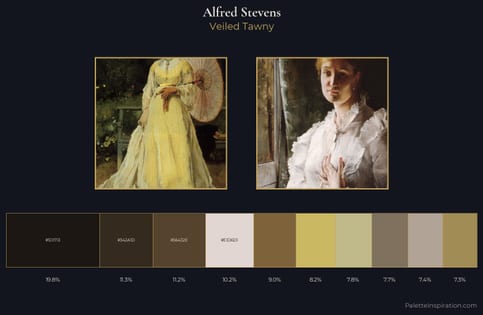 Alfred Stevens Palette 4 - Veiled Tawny