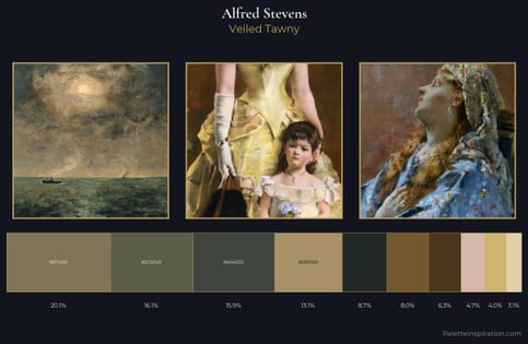 Alfred Stevens Palette 5 - Veiled Tawny