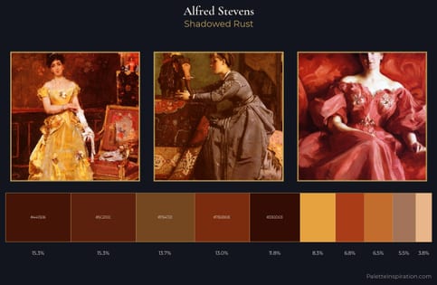 Alfred Stevens Palette 8