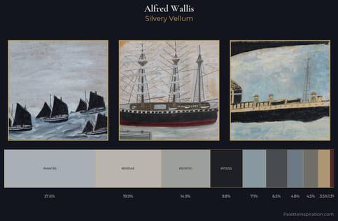 Alfred Wallis Palette 5