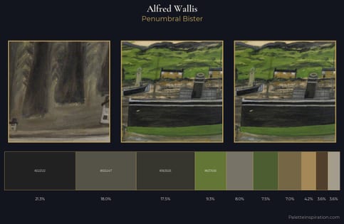 Alfred Wallis Palette 11