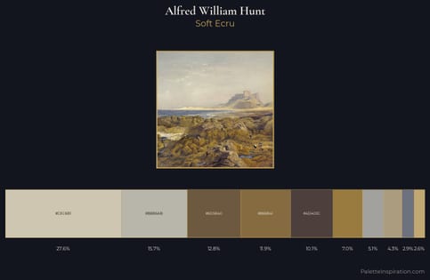 Alfred William Hunt Palette 1 - Soft Ecru