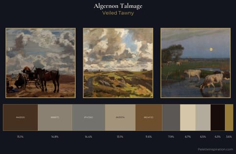 Algernon Talmage Palette 5 - Veiled Tawny