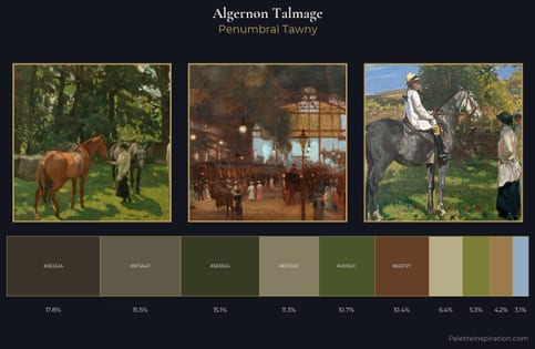 Algernon Talmage Palette 7 - Penumbral Tawny