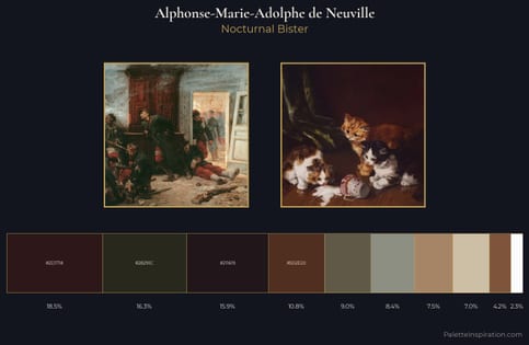 Alphonse-Marie-Adolphe de Neuville Palette 5