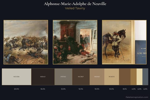 Alphonse-Marie-Adolphe de Neuville Master Palette