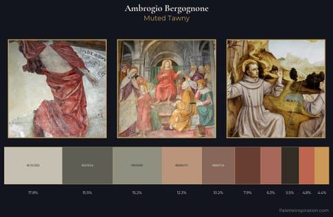 Ambrogio Bergognone Palette 3
