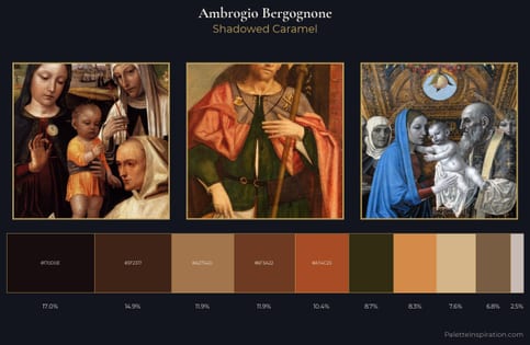 Ambrogio Bergognone Palette 6