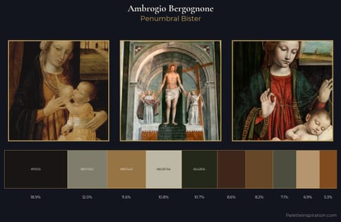 Ambrogio Bergognone Palette 7