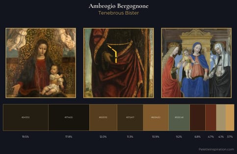 Ambrogio Bergognone Palette 9