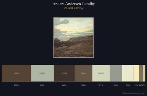 Anders Andersen-Lundby Palette 1 - Veiled Tawny