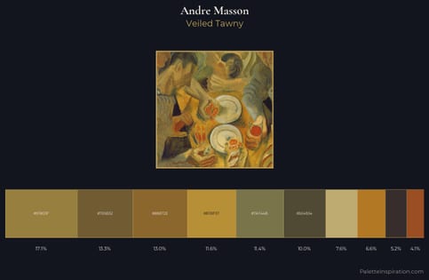 Andre Masson Palette 3 - Veiled Tawny