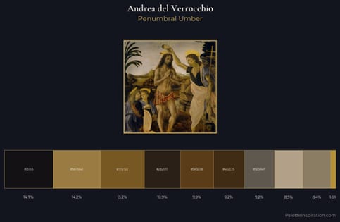 Andrea del Verrocchio Palette 6