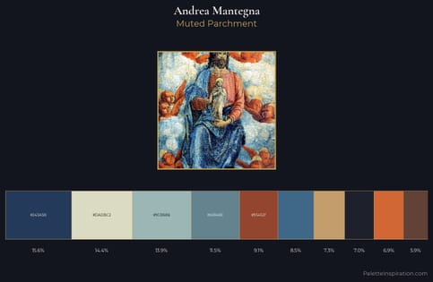 Andrea Mantegna Palette 6