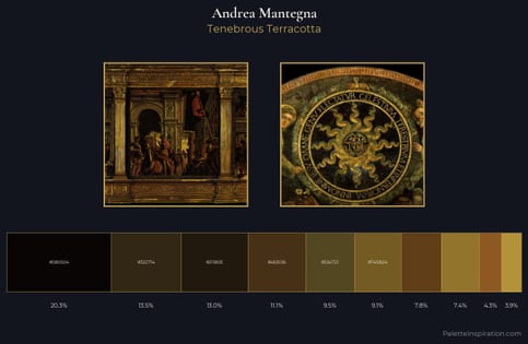 Andrea Mantegna Palette 12