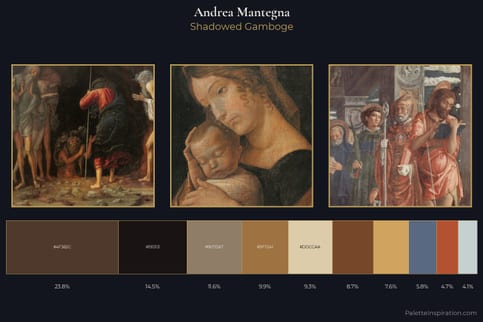 Andrea Mantegna Master Palette