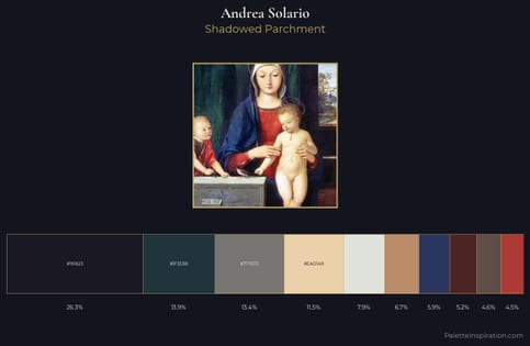 Andrea Solario Palette 3