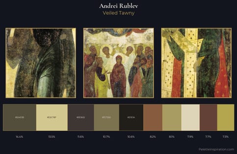 Andrei Rublev Palette 6 - Veiled Tawny