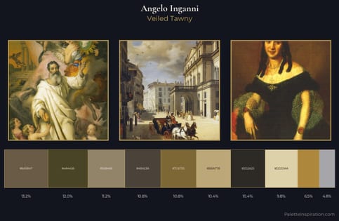 Angelo Inganni Palette 2 - Veiled Tawny