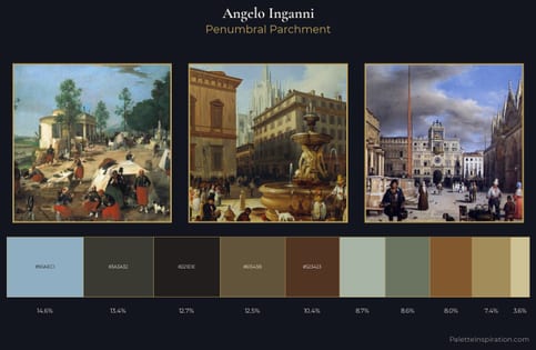 Angelo Inganni Palette 4