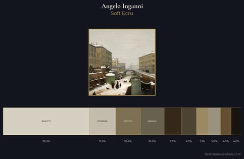 Angelo Inganni Palette 5 - Soft Ecru