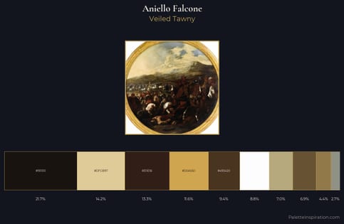Aniello Falcone Palette 1 - Veiled Tawny