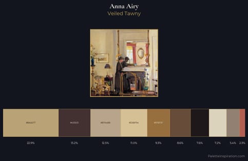 Anna Airy Palette 1 - Veiled Tawny