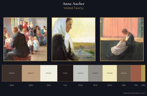 Anna Ancher Palette 3 - Veiled Tawny