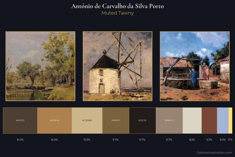 António de Carvalho da Silva Porto Master Palette