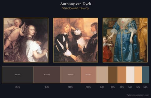 Anthony van Dyck Palette 4 - Shadowed Tawny
