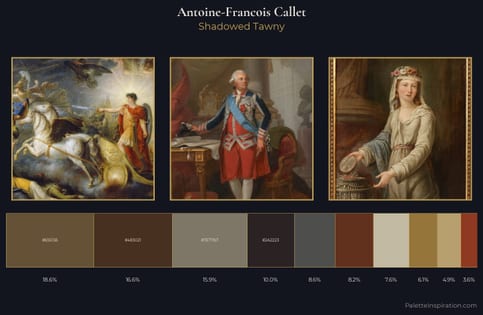 Antoine-Francois Callet Palette 3 - Shadowed Tawny