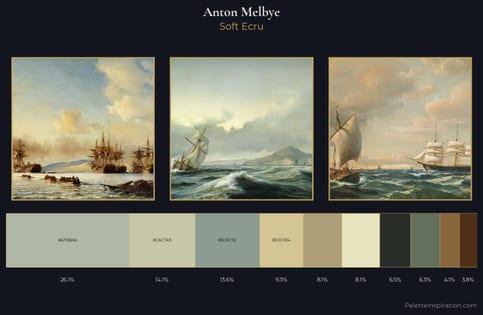 Anton Melbye Palette 3 - Soft Ecru