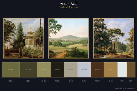 Anton Radl Master Palette - Veiled Tawny