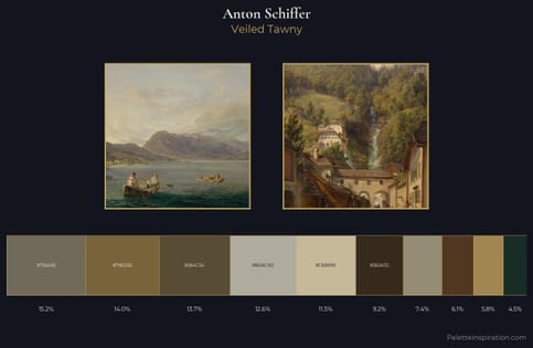 Anton Schiffer Palette 3 - Veiled Tawny