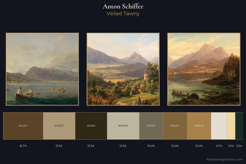 Anton Schiffer Master Palette - Veiled Tawny