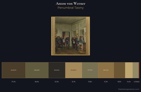 Anton von Werner Palette 2 - Penumbral Tawny