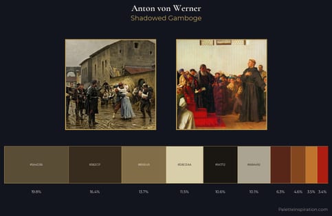 Anton von Werner Palette 5 - Shadowed Gamboge
