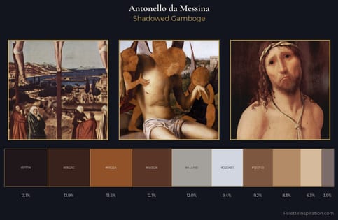 Antonello da Messina Palette 5 - Shadowed Gamboge