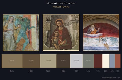 Antoniazzo Romano Palette 3 - Muted Tawny