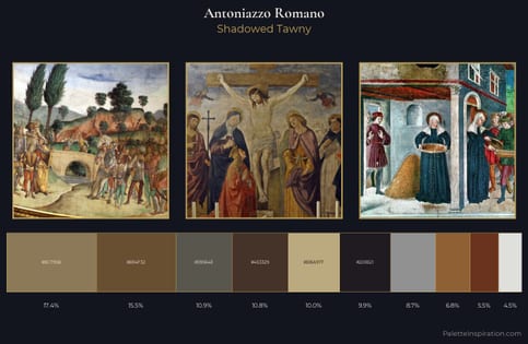 Antoniazzo Romano Palette 6 - Shadowed Tawny