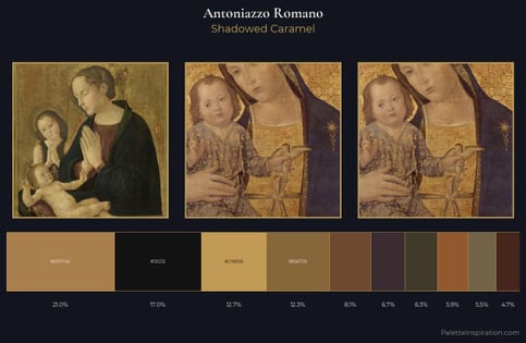 Antoniazzo Romano Palette 10 - Shadowed Caramel