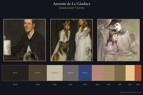 Antonio de La Gándara Master Palette - Shadowed Tawny