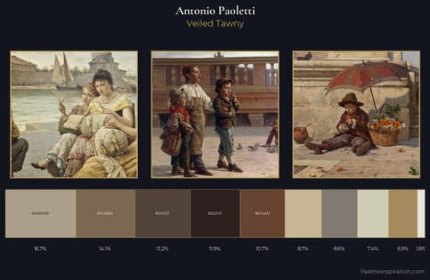 Antonio Paoletti Palette 3 - Veiled Tawny