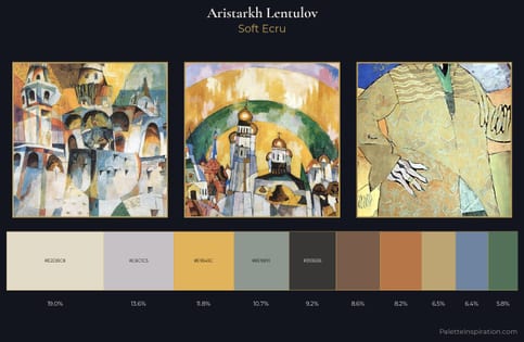 Aristarkh Lentulov Palette 1 - Soft Ecru