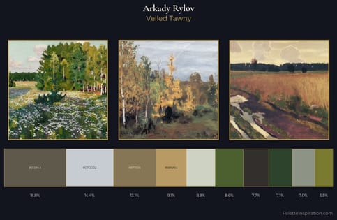 Arkady Rylov Palette 4 - Veiled Tawny