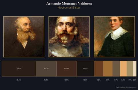 Armando Montaner Valdueza Palette 3 - Nocturnal Bister